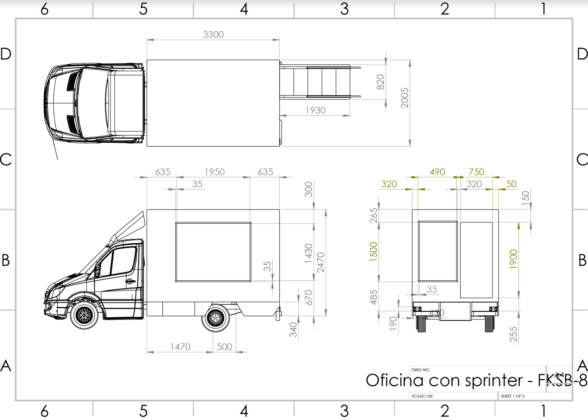 Render Chasis Cabina